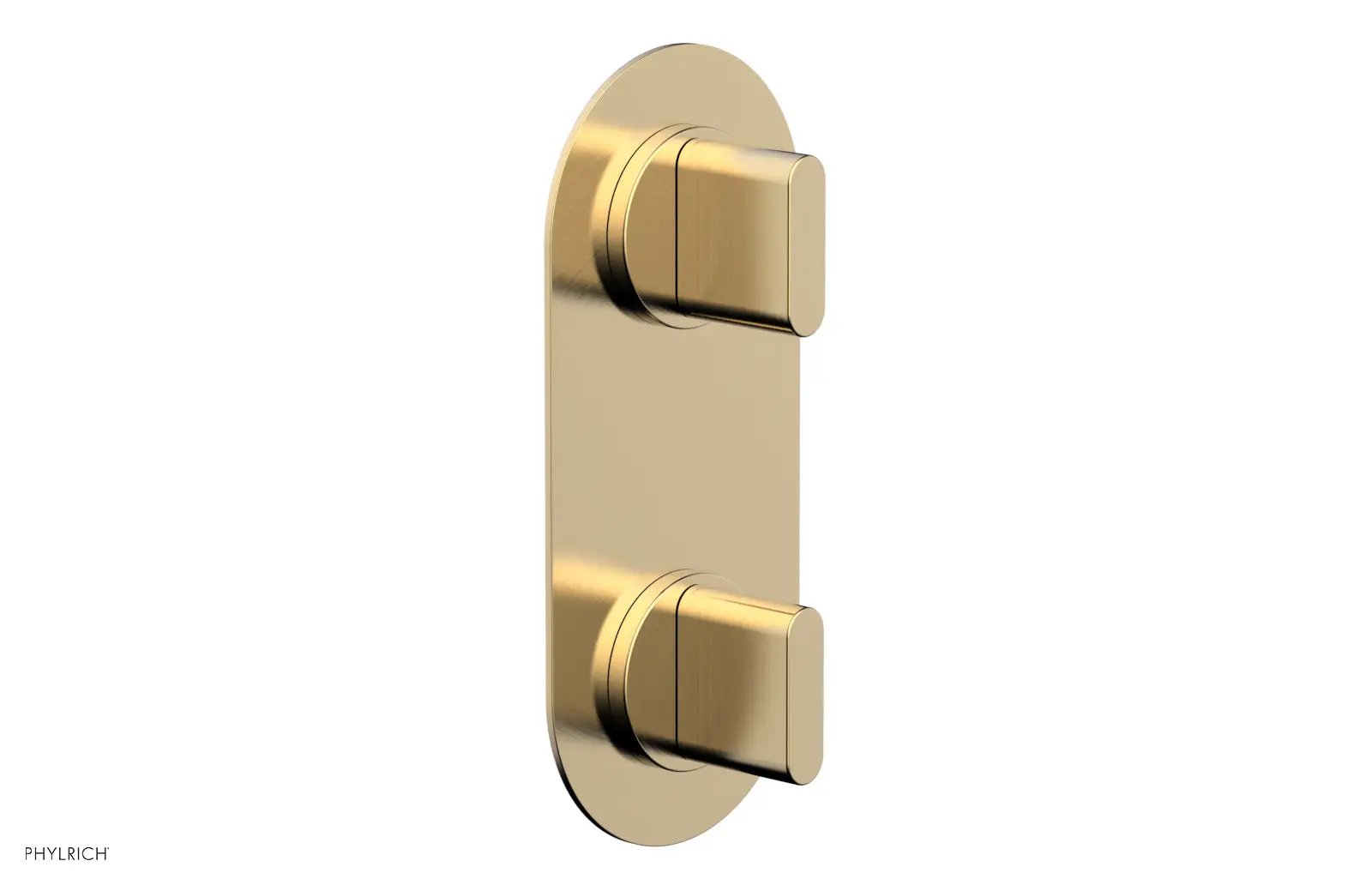 Phylrich ROND 1/2" Thermostatic Valve with Volume Control or Diverter, Blade Handles by Phylrich