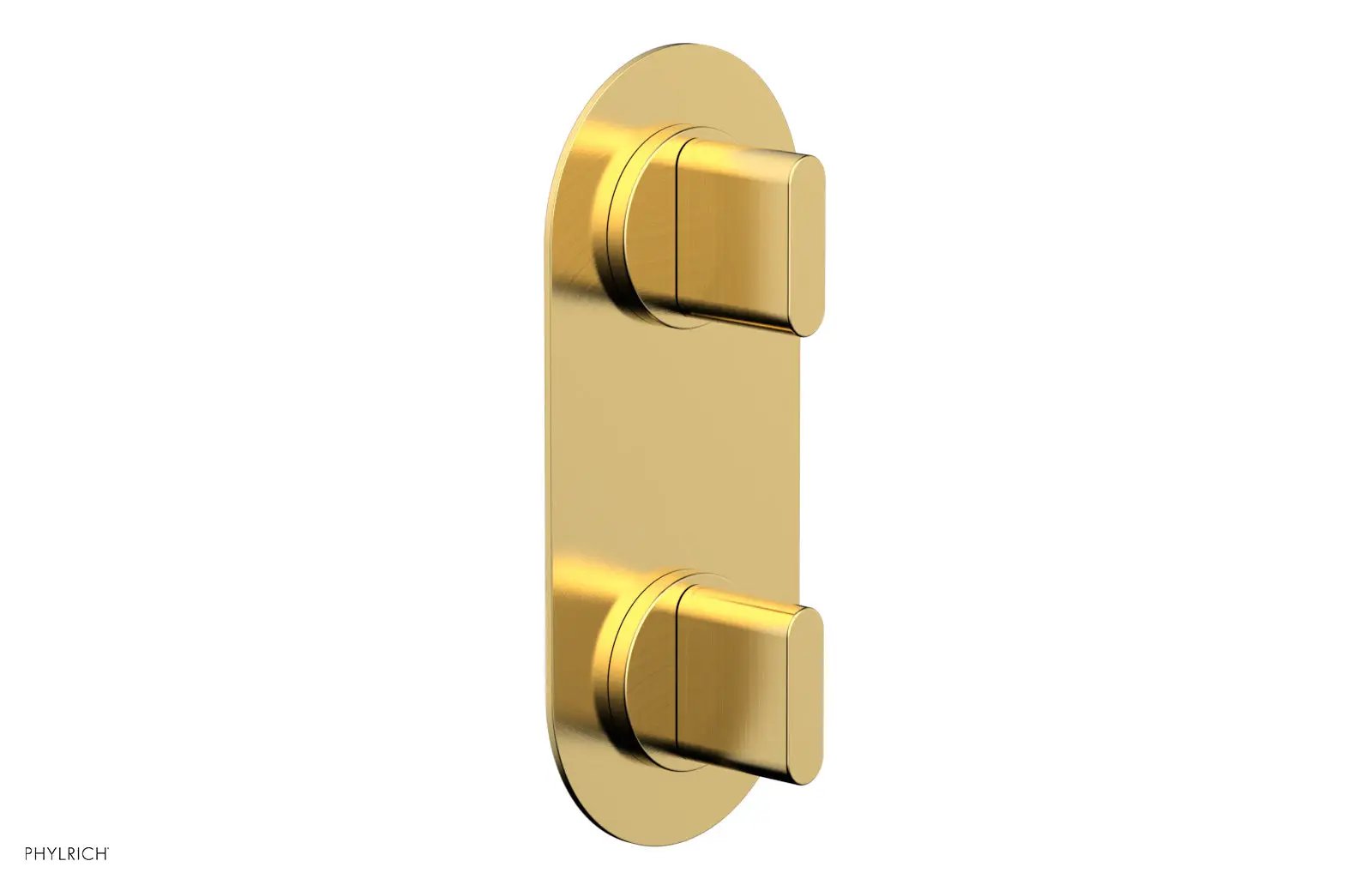 Phylrich ROND 1/2" Thermostatic Valve with Volume Control or Diverter, Blade Handles by Phylrich