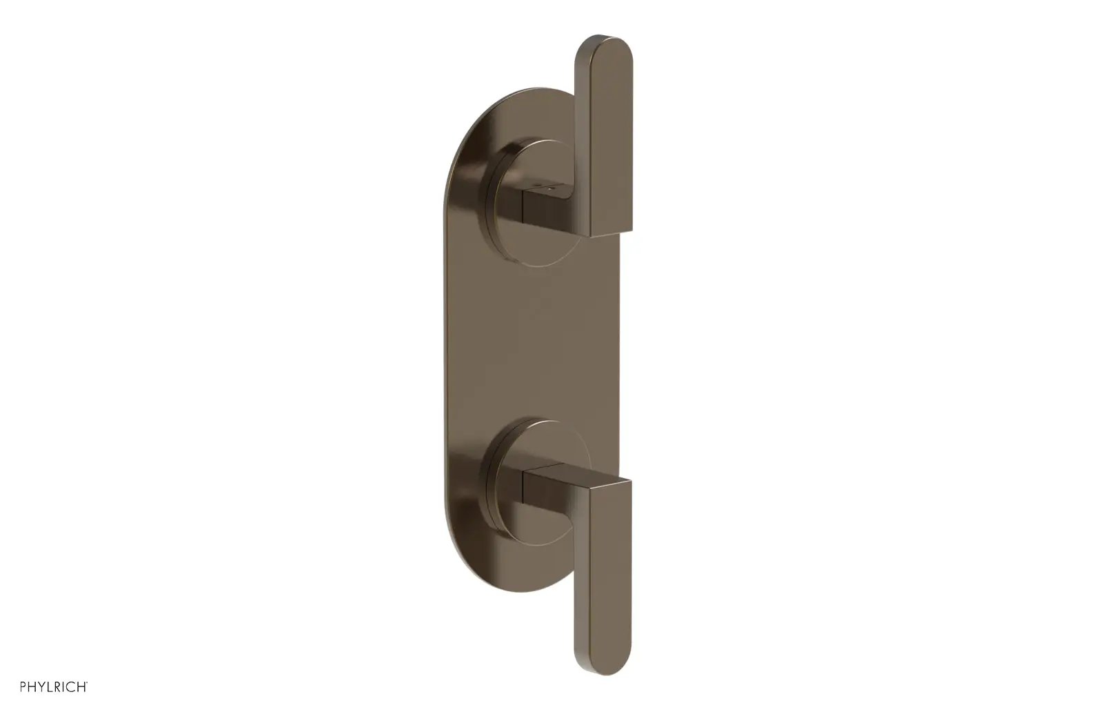 Phylrich ROND 1/2" Thermostatic Valve with Volume Control or Diverter, Lever Handles by Phylrich