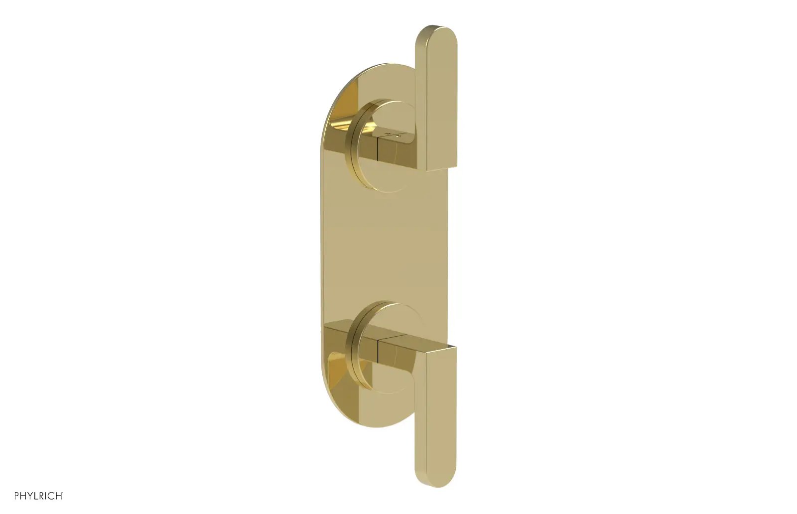 Phylrich ROND 3/4" Thermostatic Valve with Volume Control or Diverter, Lever Handles by Phylrich