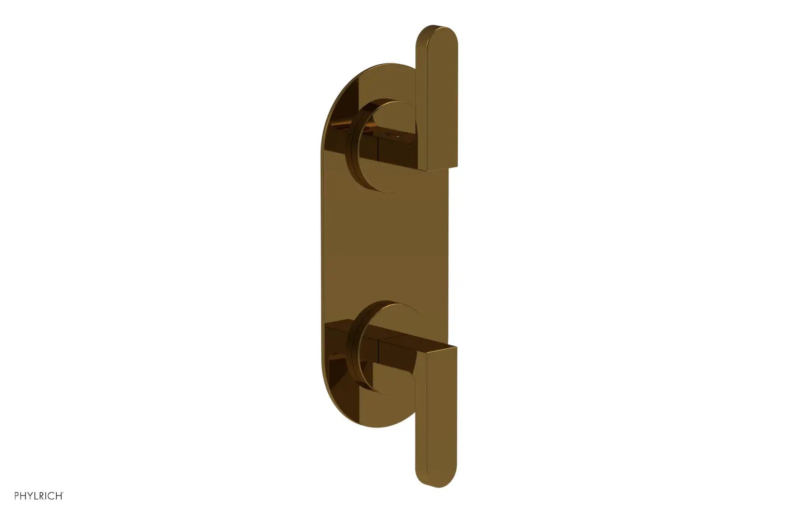 Phylrich ROND 1/2" Thermostatic Valve with Volume Control or Diverter, Lever Handles by Phylrich