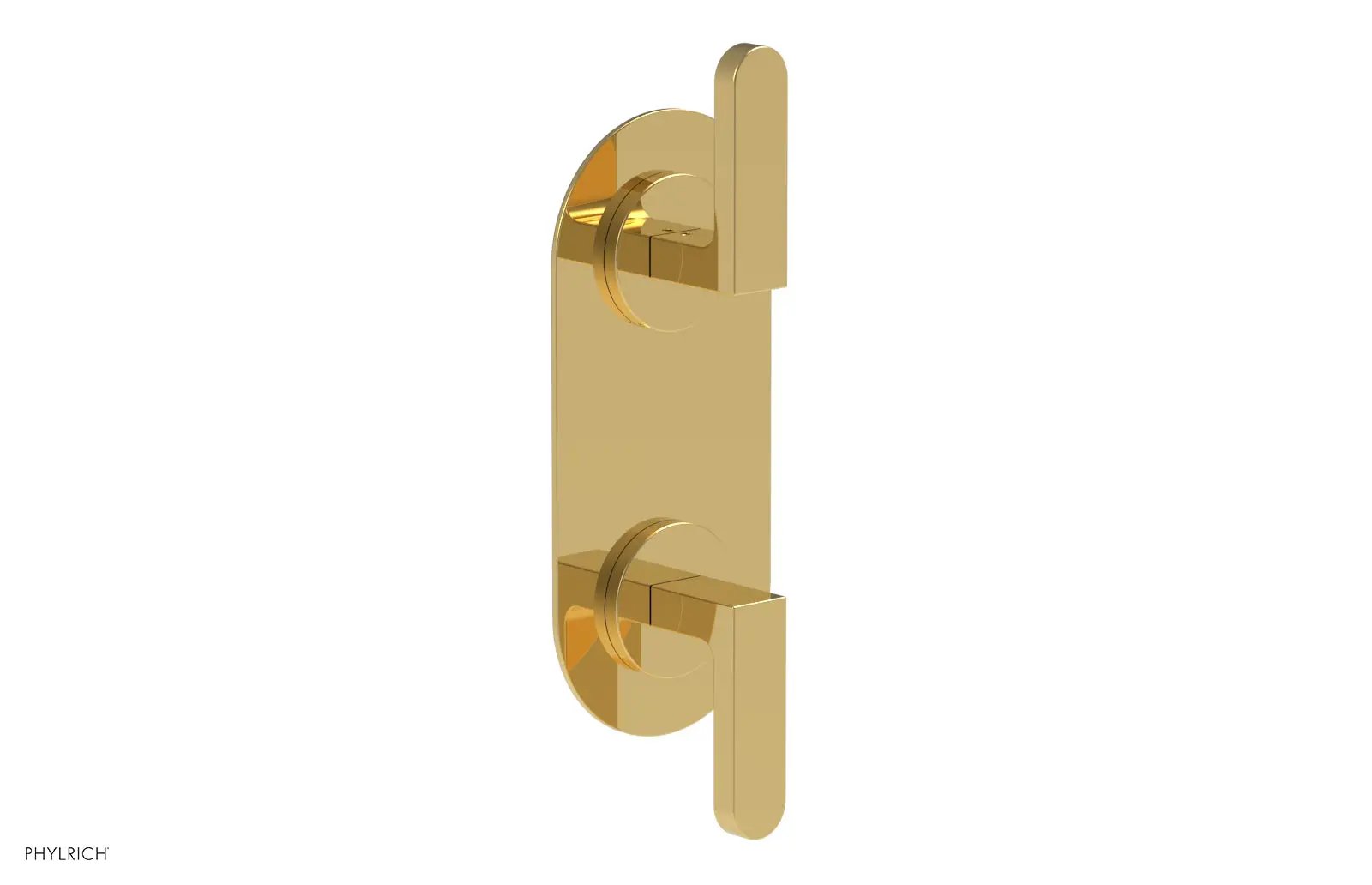 Phylrich ROND 3/4" Thermostatic Valve with Volume Control or Diverter, Lever Handles by Phylrich
