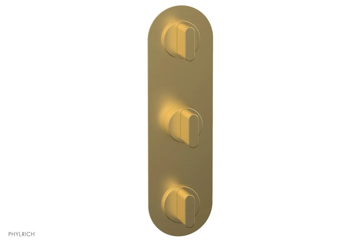 Phylrich ROND 3/4" Thermostatic Valve with Two Volume Control, Blade Handles by Phylrich