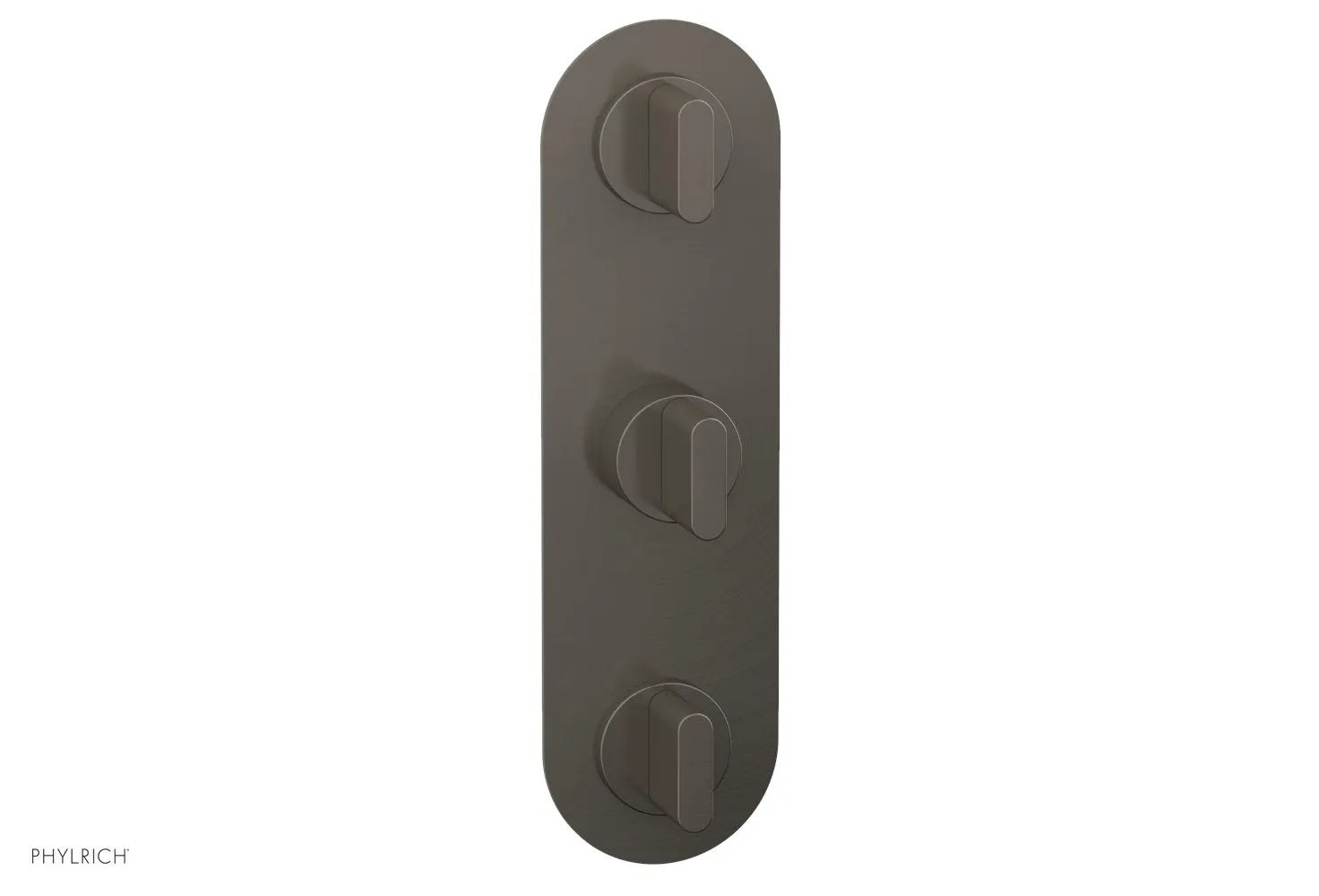 Phylrich ROND 3/4" Thermostatic Valve with Two Volume Control, Blade Handles by Phylrich