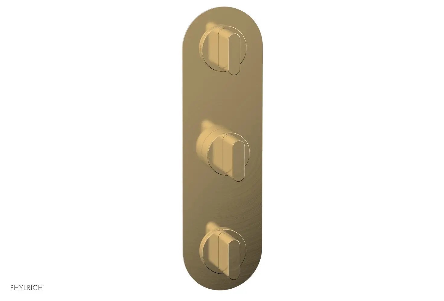 Phylrich ROND 3/4" Thermostatic Valve with Two Volume Control, Blade Handles by Phylrich