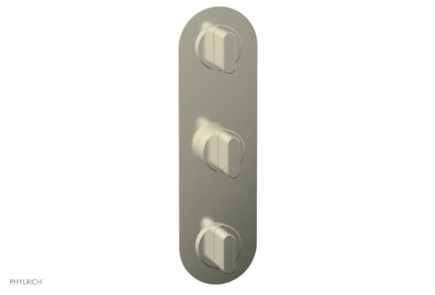 Phylrich ROND 3/4" Thermostatic Valve with Two Volume Control, Blade Handles by Phylrich