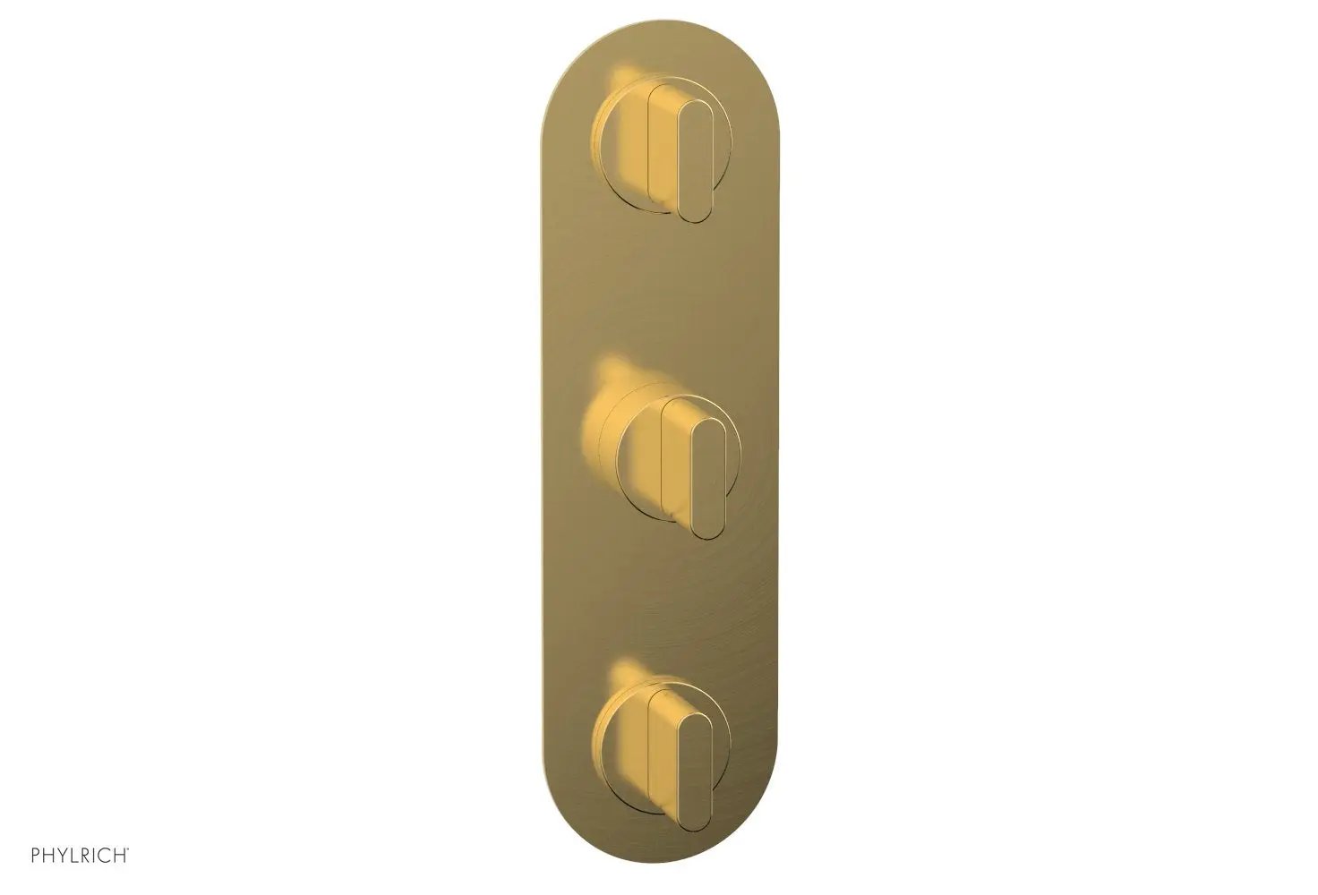 Phylrich ROND 3/4" Thermostatic Valve with Two Volume Control, Blade Handles by Phylrich