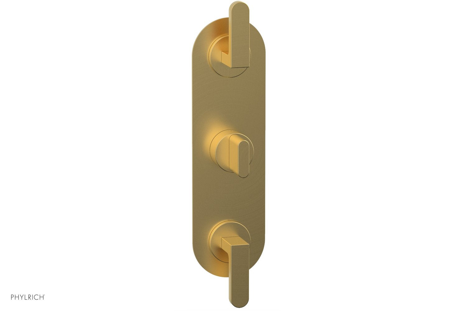 Phylrich ROND 1/2" Thermostatic Valve with Two Volume Control, Lever Handles by Phylrich