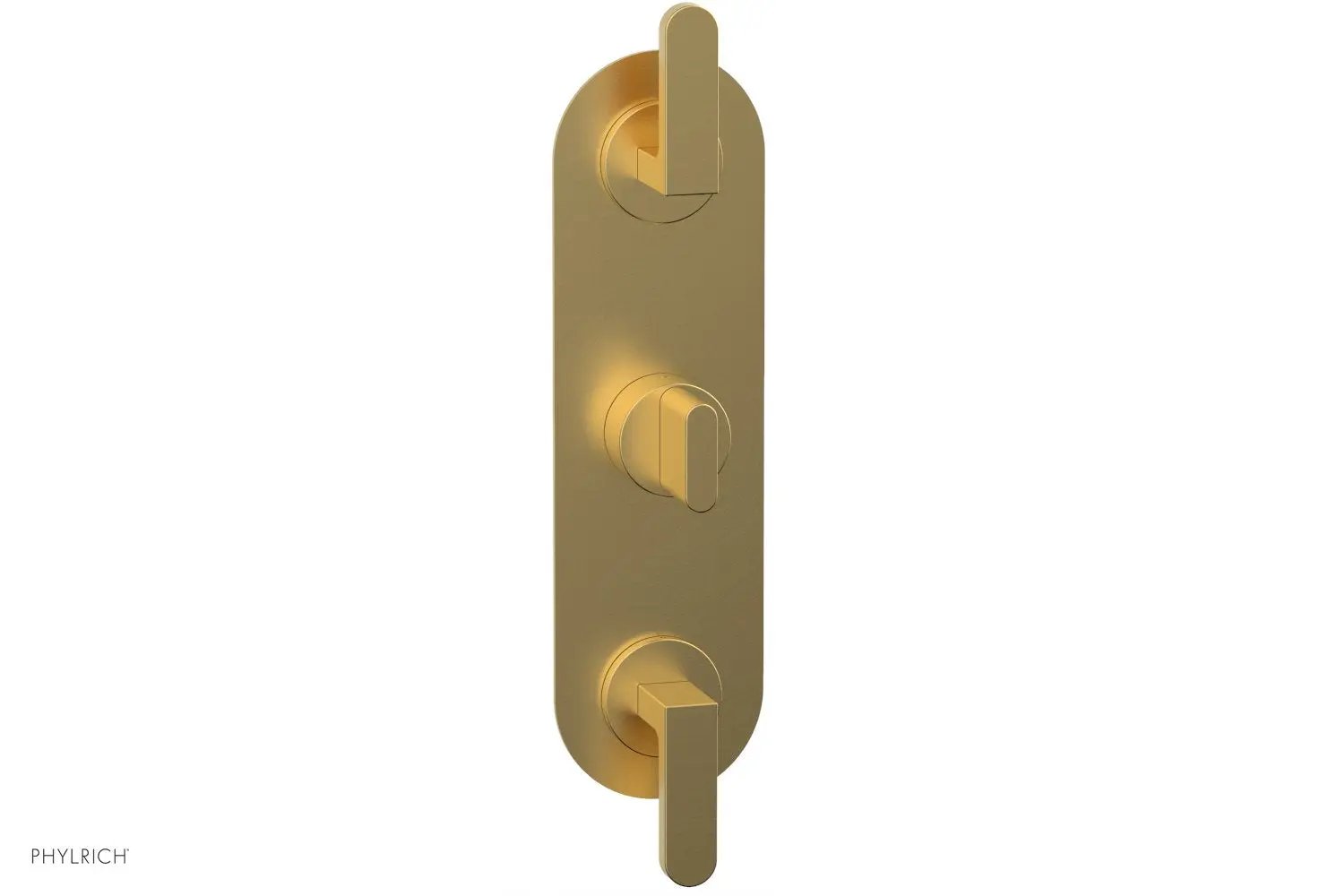 Phylrich ROND 3/4" Thermostatic Valve with Two Volume Control, Lever Handles by Phylrich