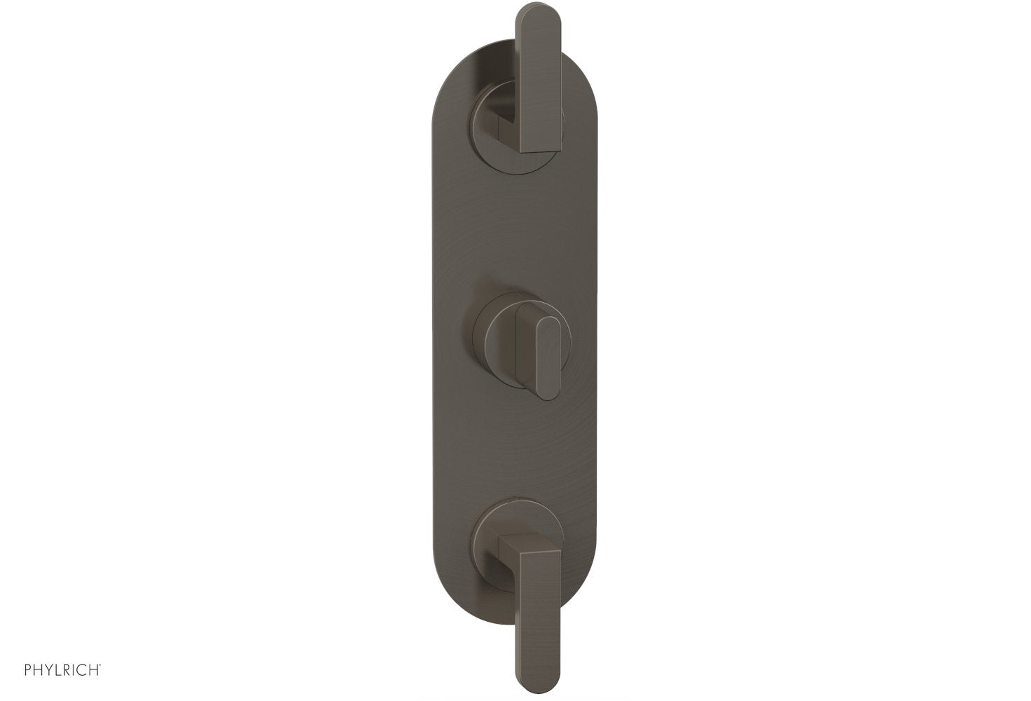 Phylrich ROND 1/2" Thermostatic Valve with Two Volume Control, Lever Handles