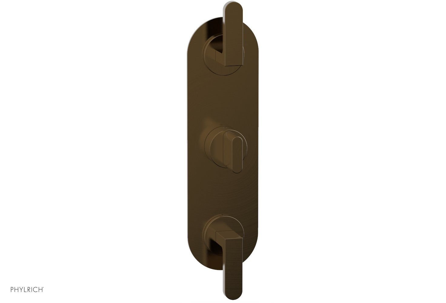 Phylrich ROND 1/2" Thermostatic Valve with Two Volume Control, Lever Handles by Phylrich