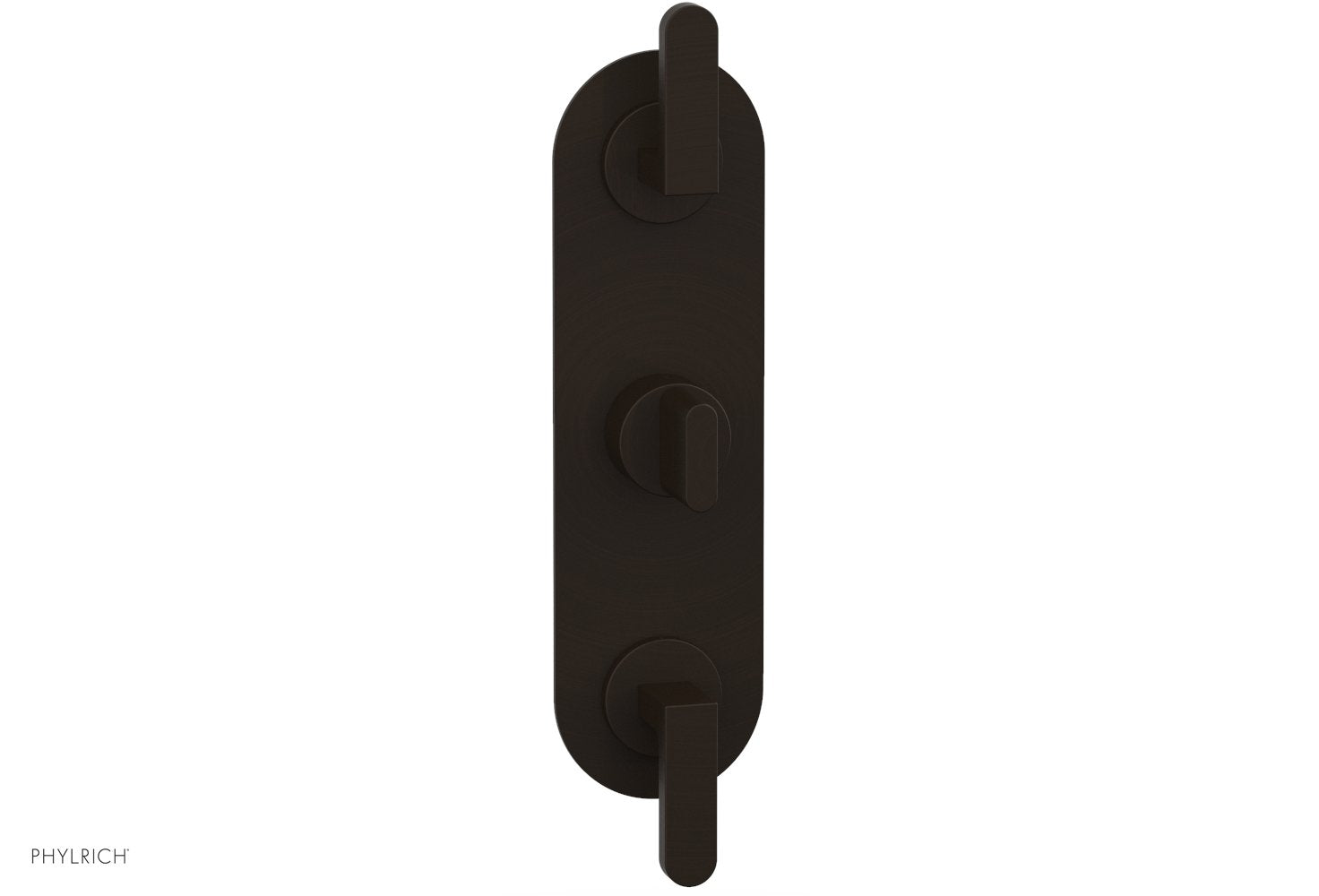 Phylrich ROND 1/2" Thermostatic Valve with Two Volume Control, Lever Handles