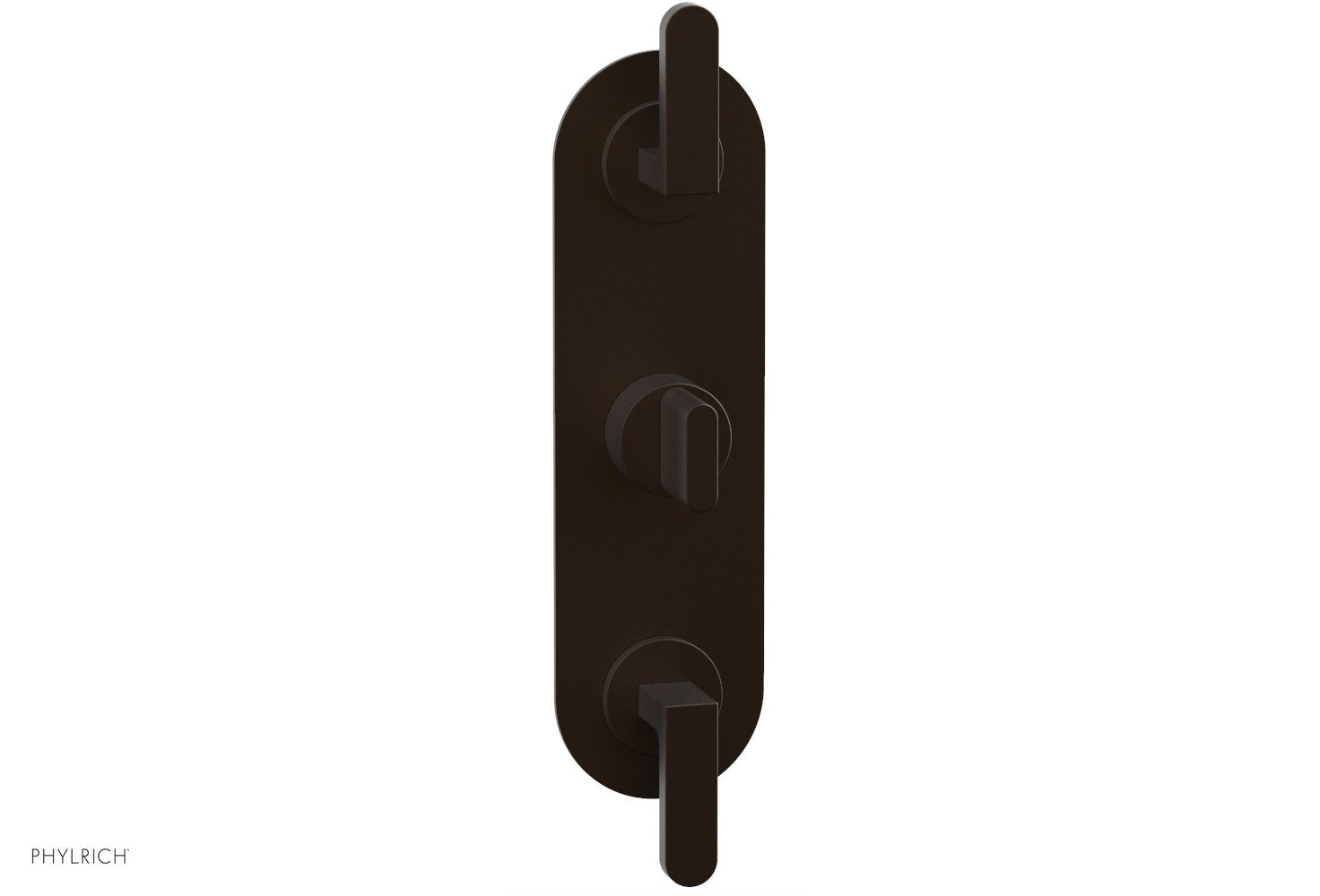 Phylrich ROND 3/4" Thermostatic Valve with Two Volume Control, Lever Handles