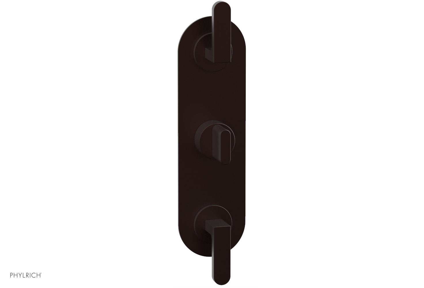 Phylrich ROND 3/4" Thermostatic Valve with Two Volume Control, Lever Handles