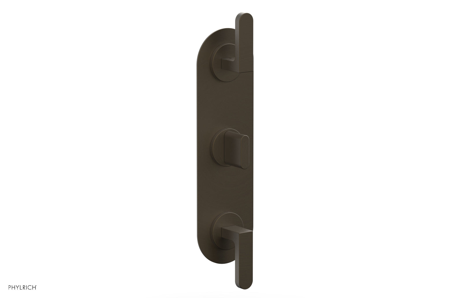 Phylrich ROND 1/2" Thermostatic Valve with Two Volume Control, Lever Handles