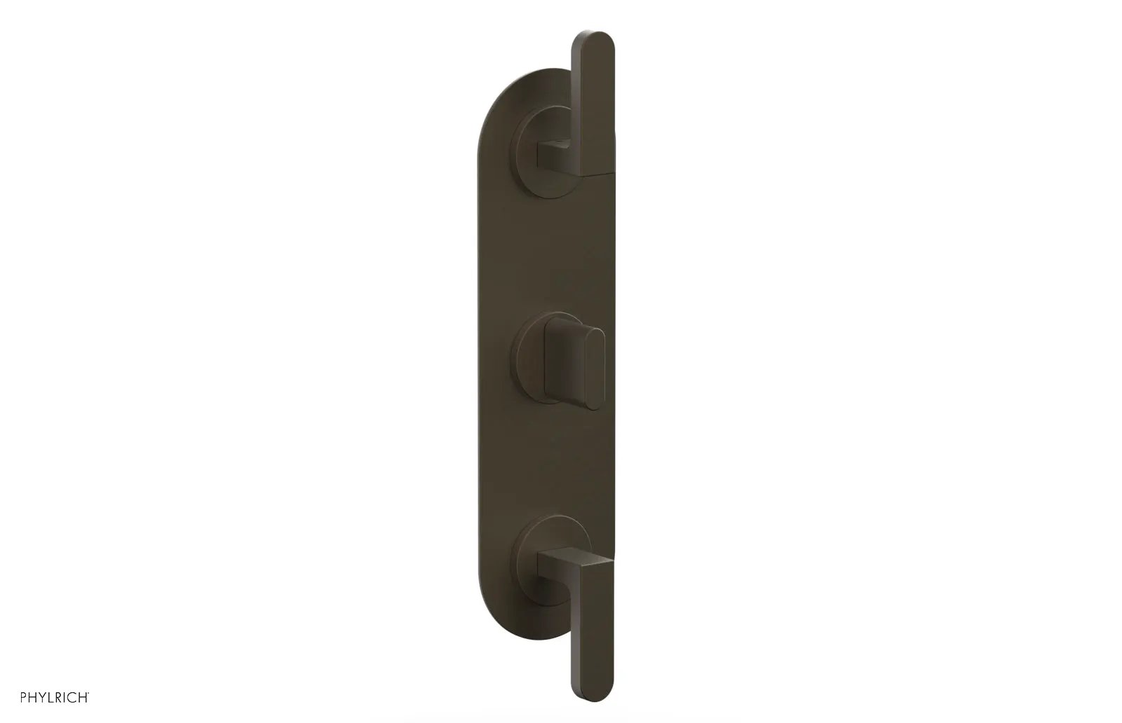 Phylrich ROND 3/4" Thermostatic Valve with Two Volume Control, Lever Handles by Phylrich