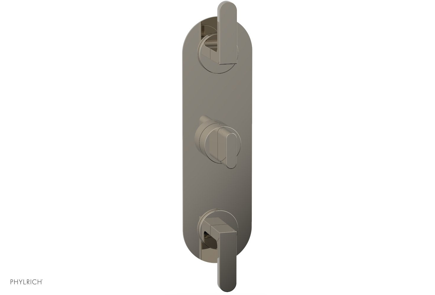 Phylrich ROND 1/2" Thermostatic Valve with Two Volume Control, Lever Handles