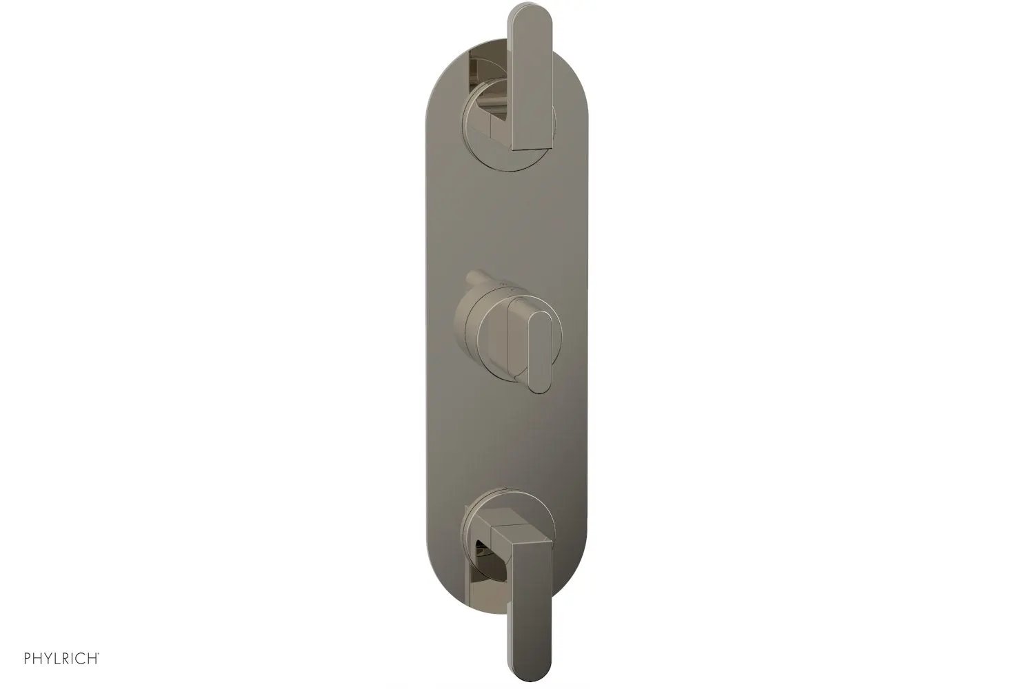 Phylrich ROND 1/2" Thermostatic Valve with Two Volume Control, Lever Handles by Phylrich
