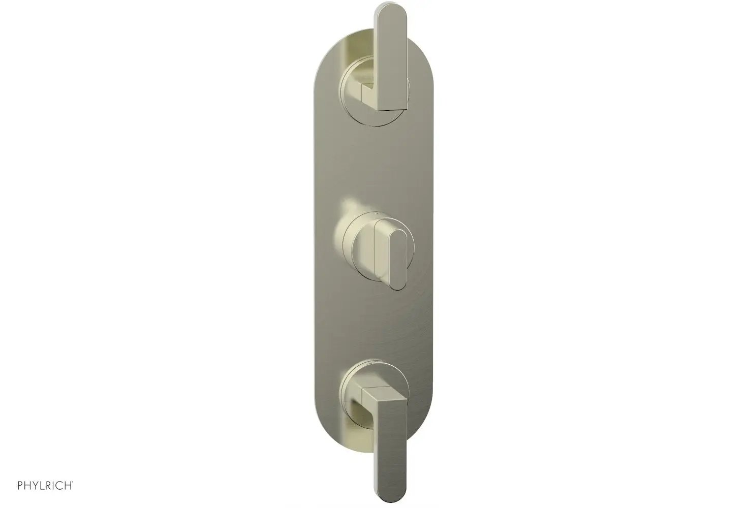 Phylrich ROND 1/2" Thermostatic Valve with Two Volume Control, Lever Handles by Phylrich