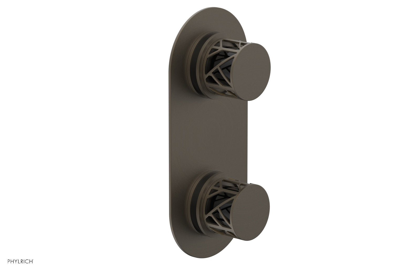 Phylrich JOLIE Thermostatic Valve with Volume Control or Diverter with "Black" Accents
