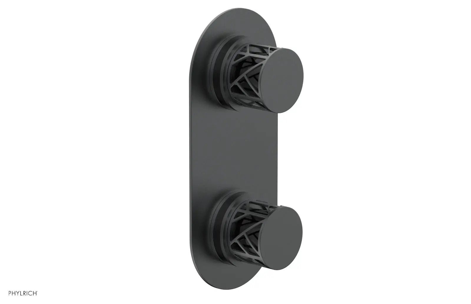 Phylrich JOLIE Thermostatic Valve with Volume Control or Diverter with "Black" Accents by Phylrich