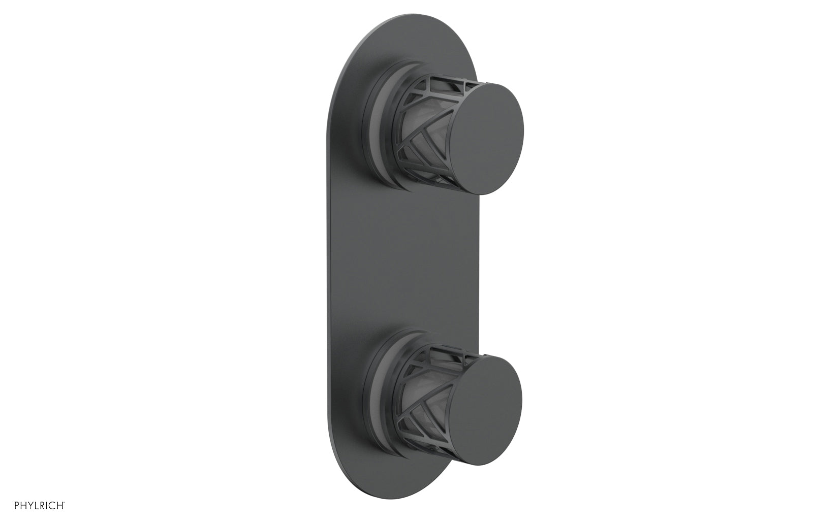 Phylrich JOLIE Thermostatic Valve with Volume Control or Diverter with "Grey" Accents
