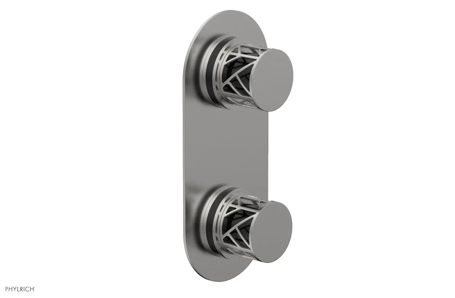 Phylrich JOLIE Thermostatic Valve with Volume Control or Diverter with "Black" Accents by Phylrich