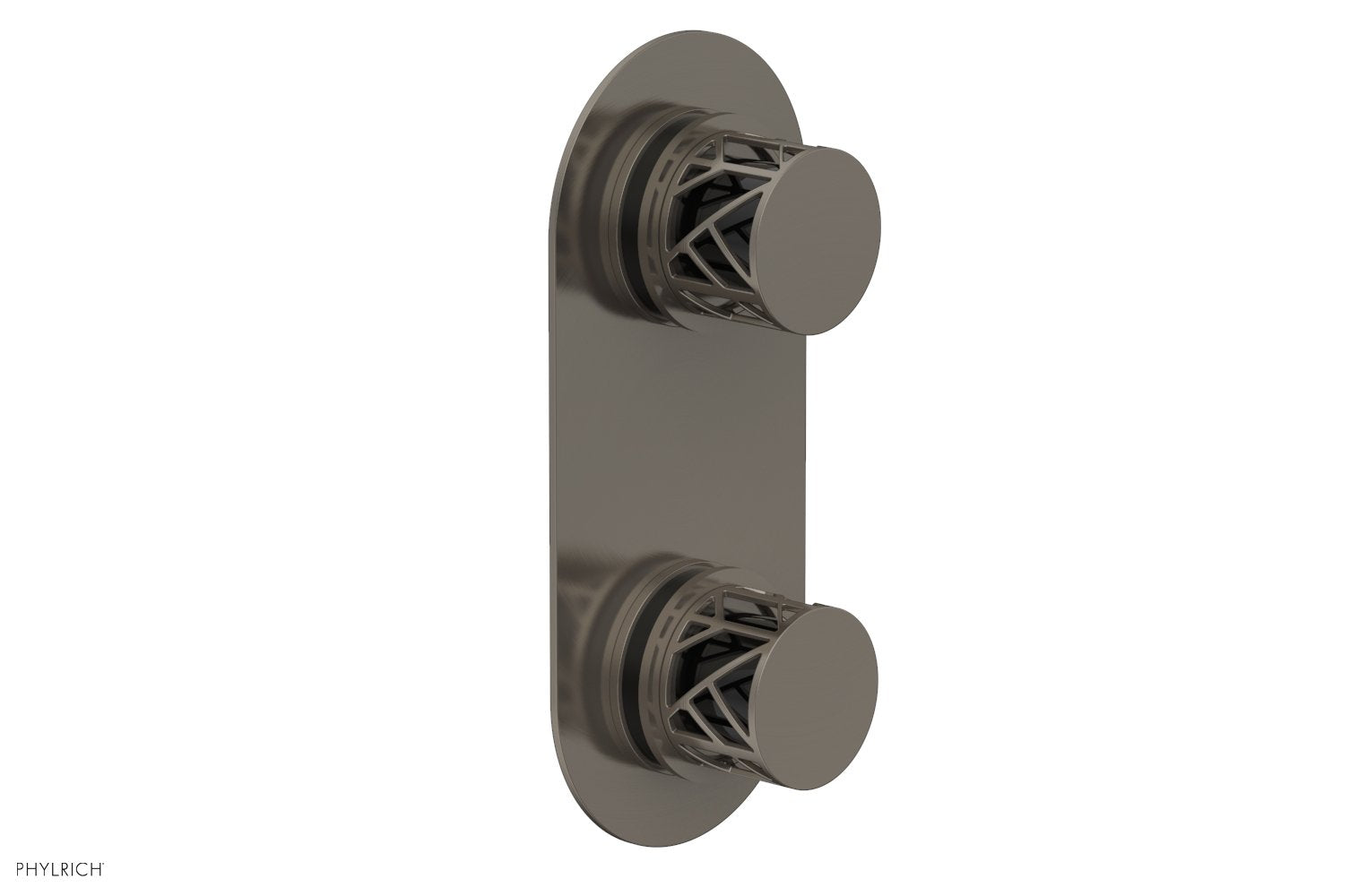 Phylrich JOLIE Thermostatic Valve with Volume Control or Diverter with "Black" Accents