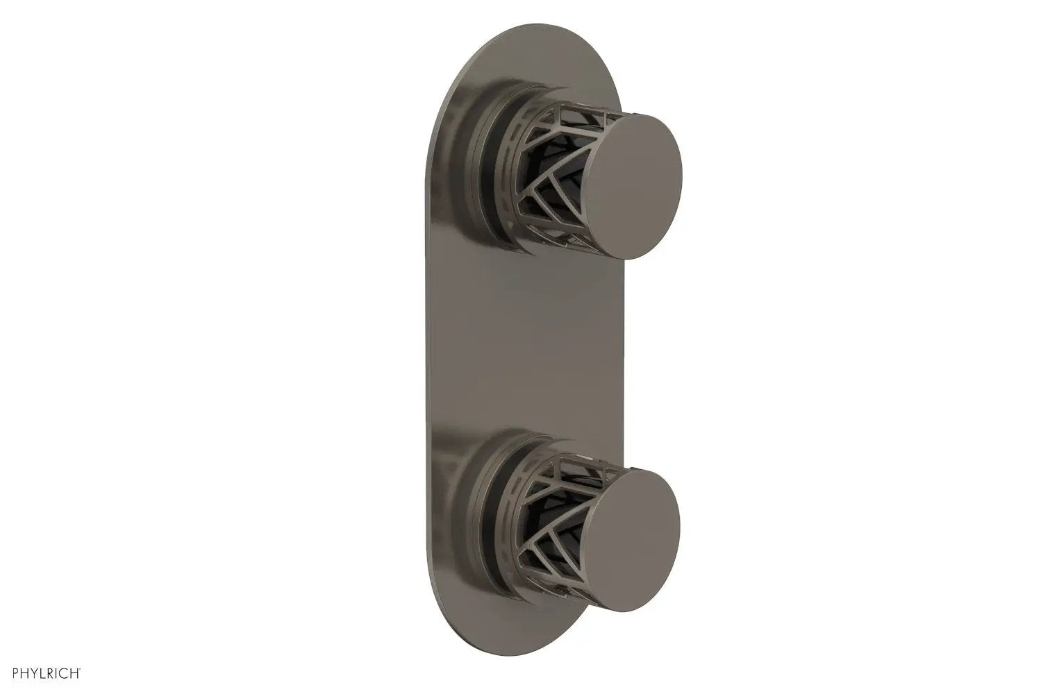 Phylrich JOLIE Thermostatic Valve with Volume Control or Diverter with "Black" Accents by Phylrich