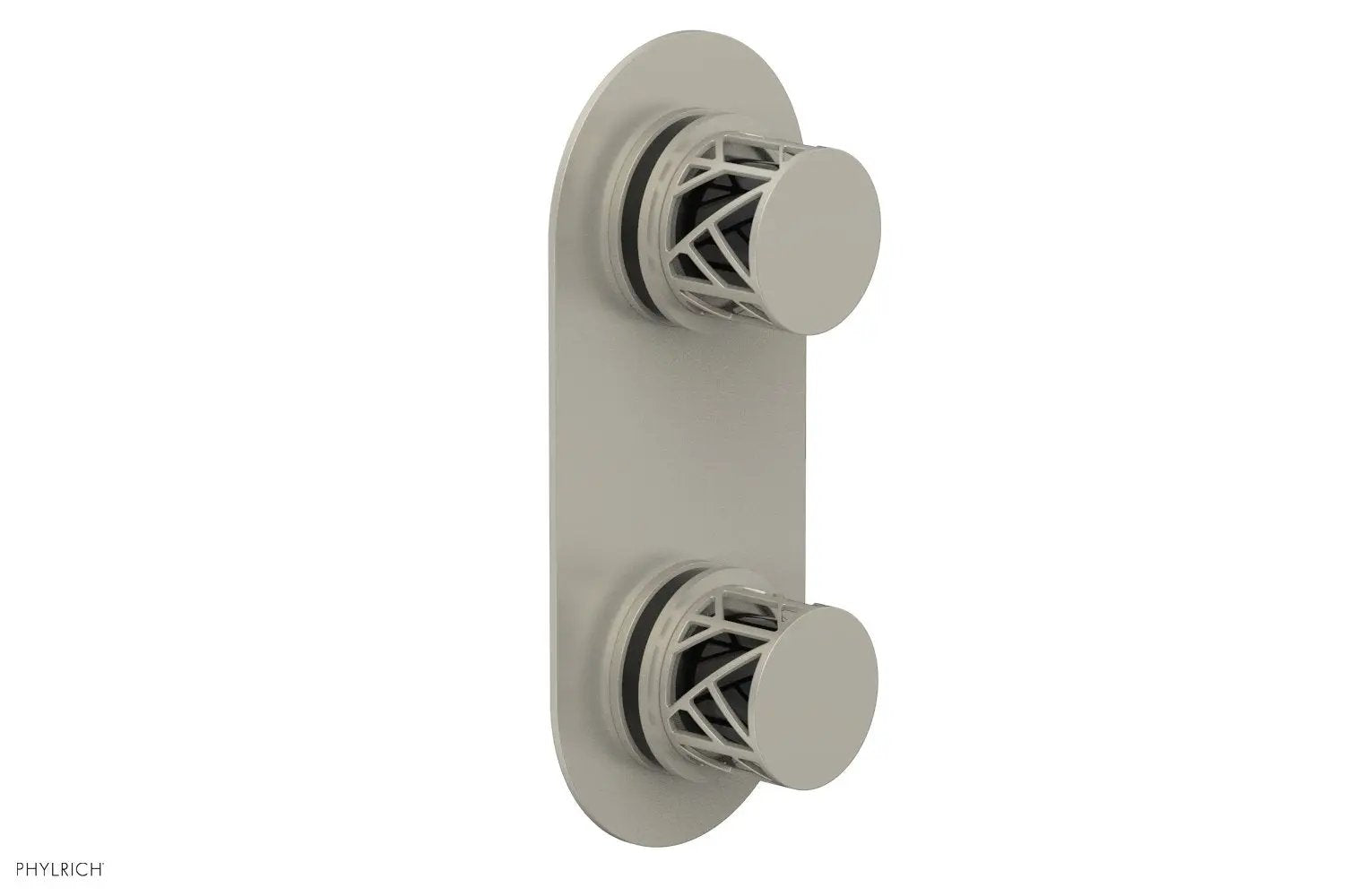 Phylrich JOLIE Thermostatic Valve with Volume Control or Diverter with "Black" Accents by Phylrich