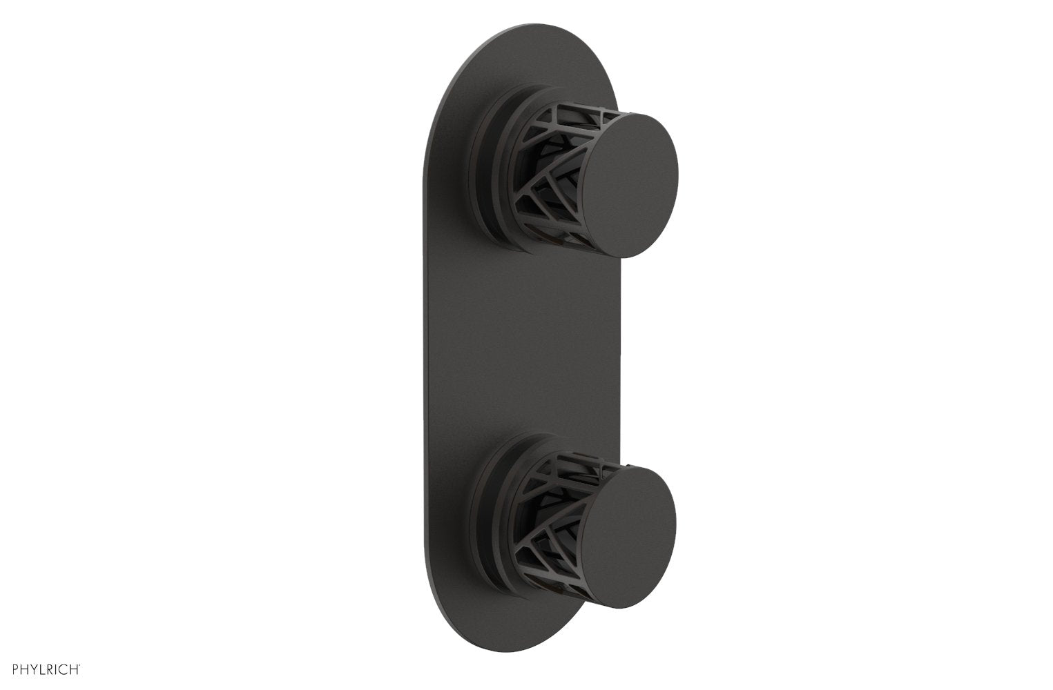 Phylrich JOLIE Thermostatic Valve with Volume Control or Diverter with "Black" Accents