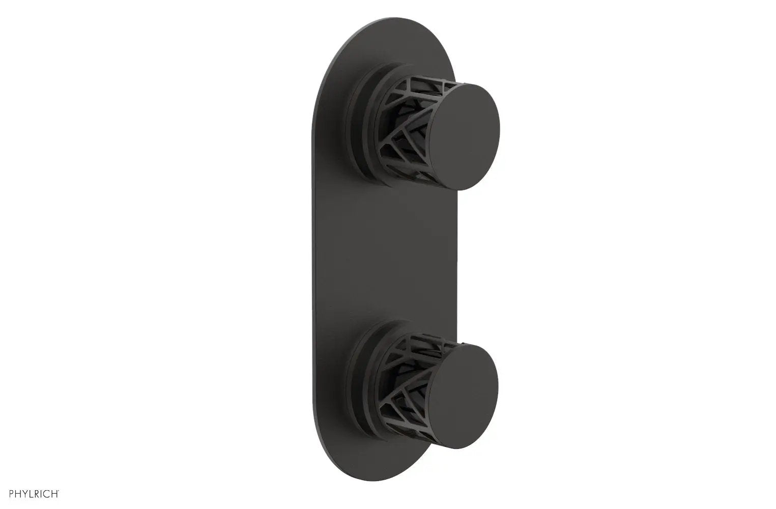 Phylrich JOLIE Thermostatic Valve with Volume Control or Diverter with "Black" Accents by Phylrich