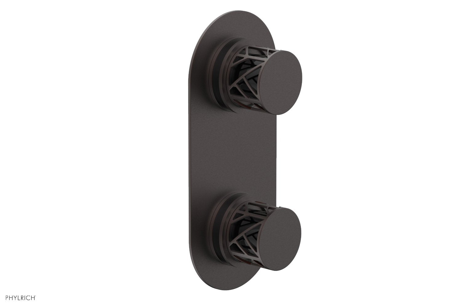 Phylrich JOLIE Thermostatic Valve with Volume Control or Diverter with "Black" Accents