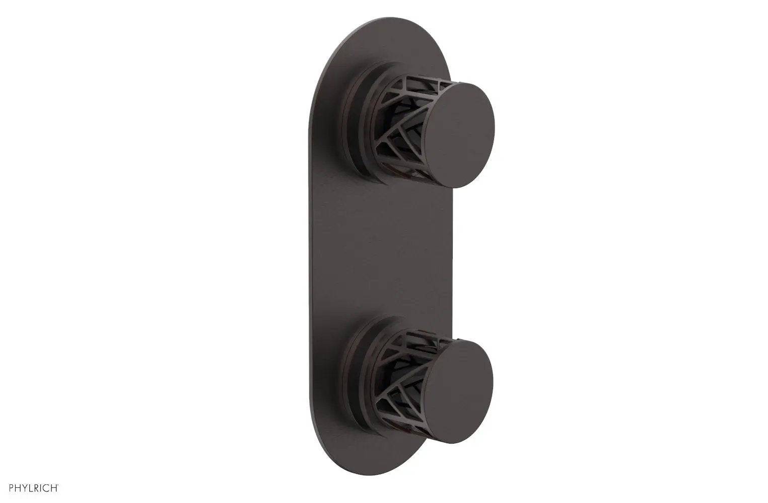 Phylrich JOLIE Thermostatic Valve with Volume Control or Diverter with "Black" Accents by Phylrich