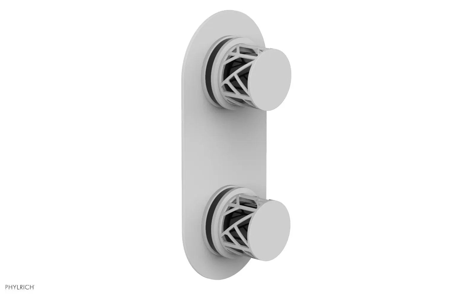 Phylrich JOLIE Thermostatic Valve with Volume Control or Diverter with "Black" Accents by Phylrich