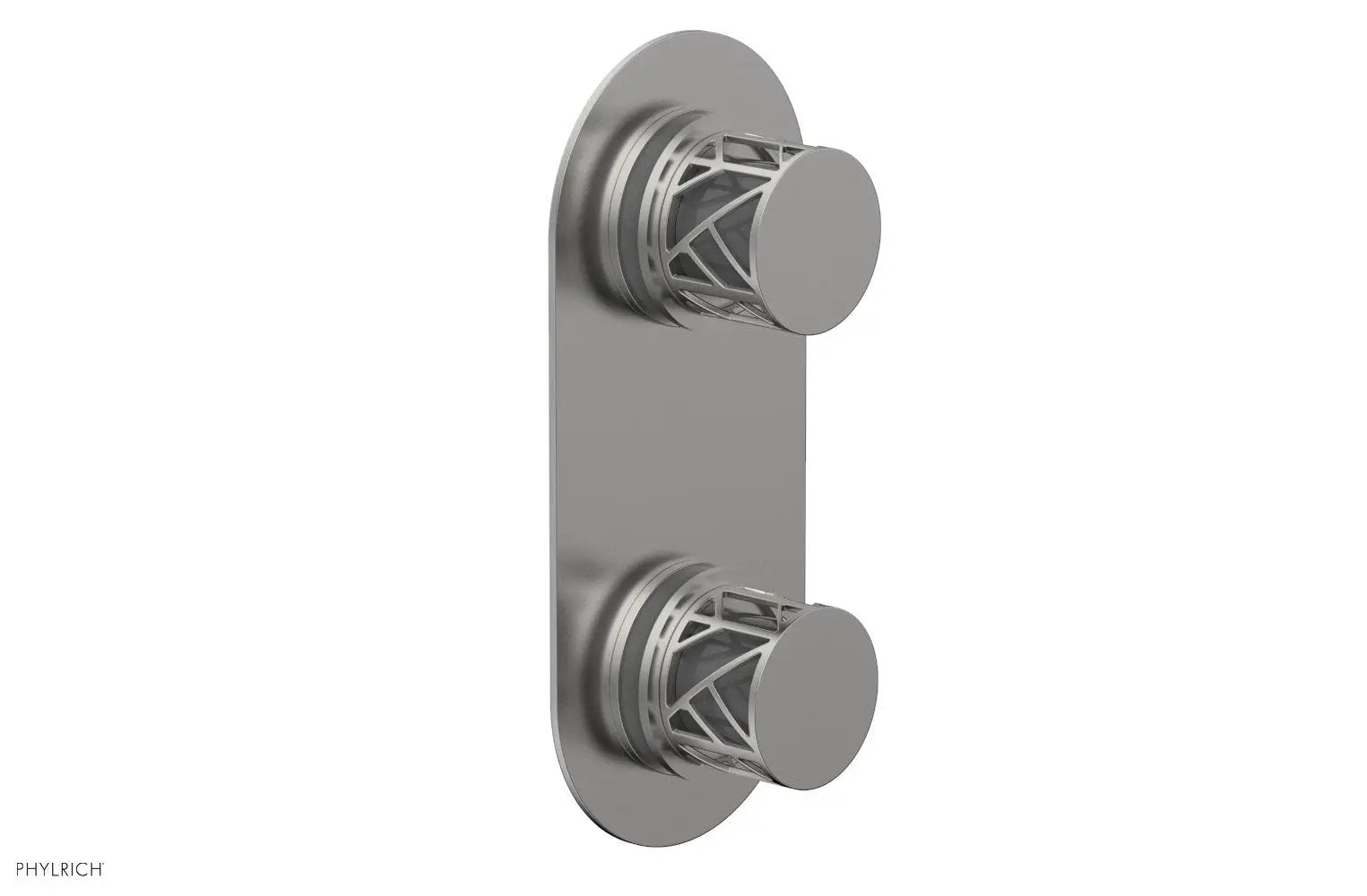 Phylrich JOLIE Thermostatic Valve with Volume Control or Diverter with "Grey" Accents by Phylrich