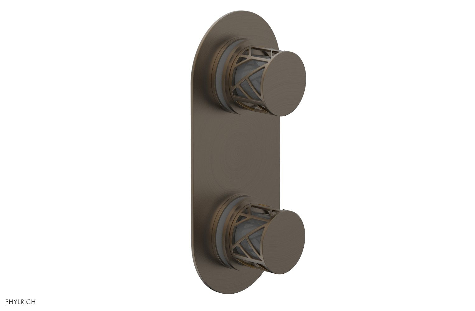 Phylrich JOLIE Thermostatic Valve with Volume Control or Diverter with "Grey" Accents