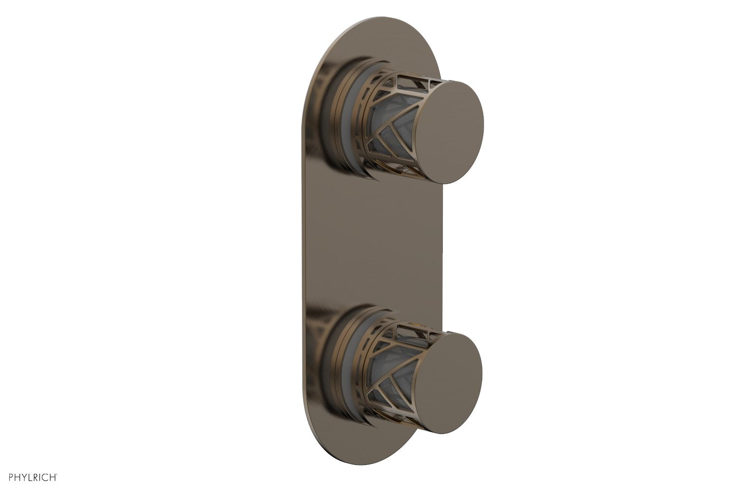 Phylrich JOLIE Thermostatic Valve with Volume Control or Diverter with "Grey" Accents