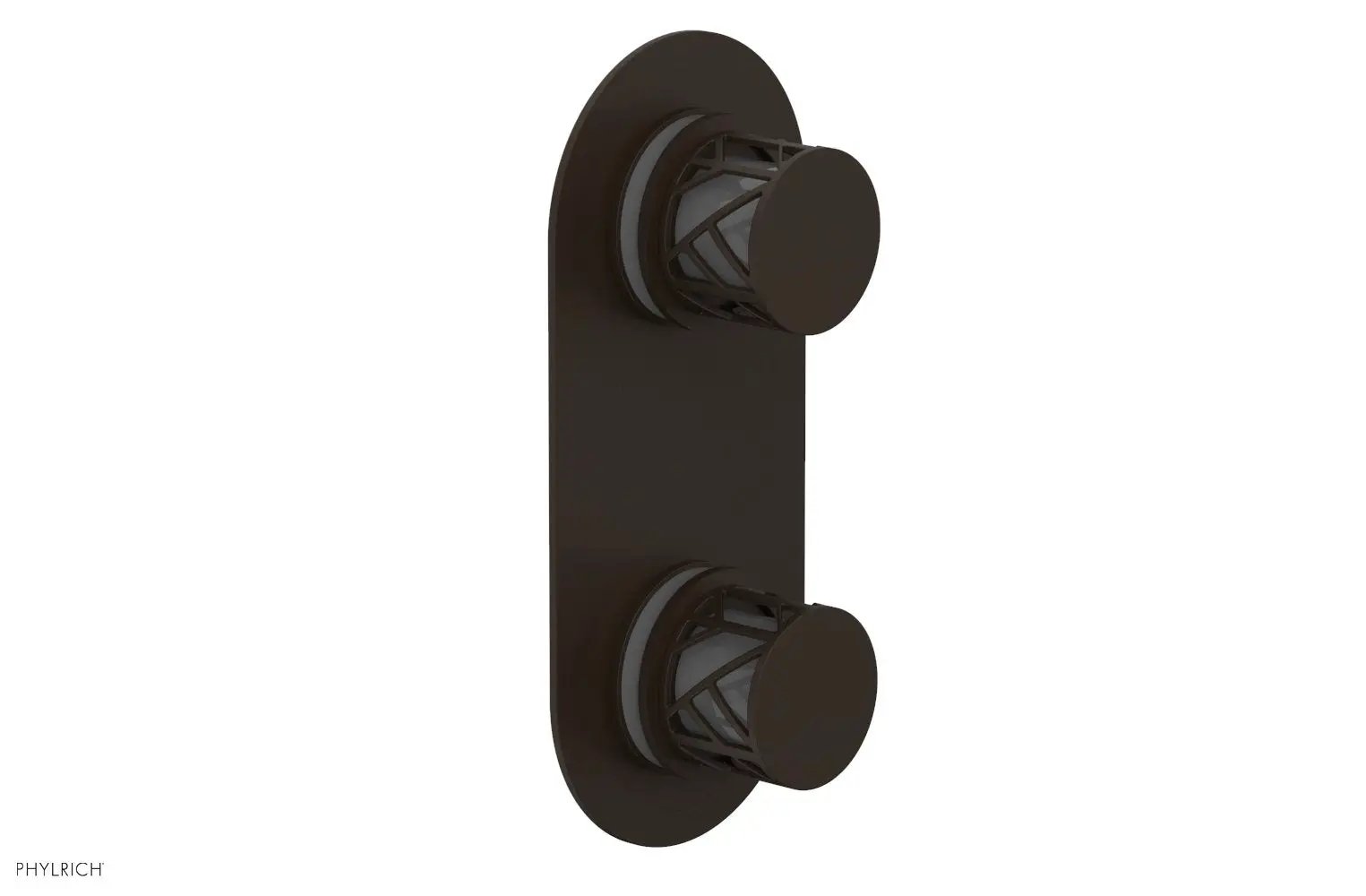 Phylrich JOLIE Thermostatic Valve with Volume Control or Diverter with "Grey" Accents by Phylrich