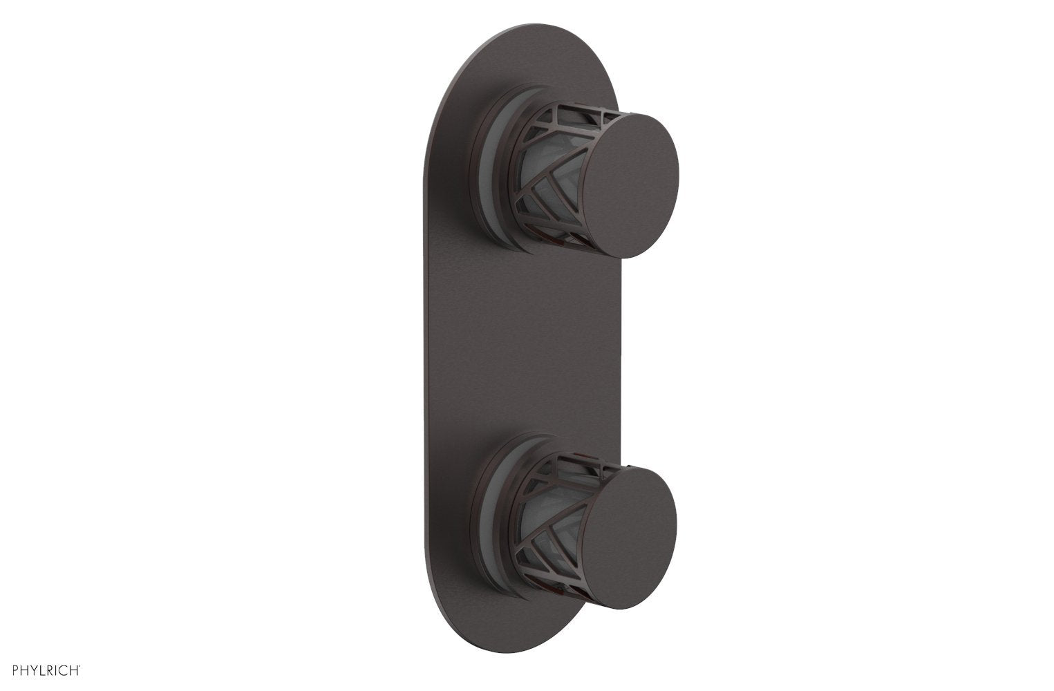 Phylrich JOLIE Thermostatic Valve with Volume Control or Diverter with "Grey" Accents