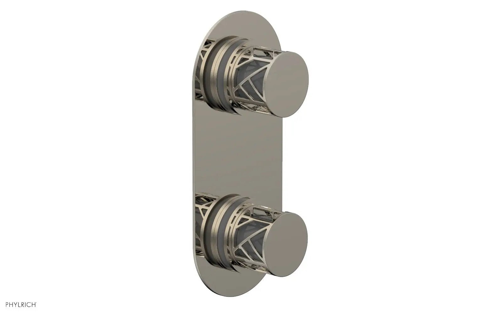 Phylrich JOLIE Thermostatic Valve with Volume Control or Diverter with "Grey" Accents by Phylrich