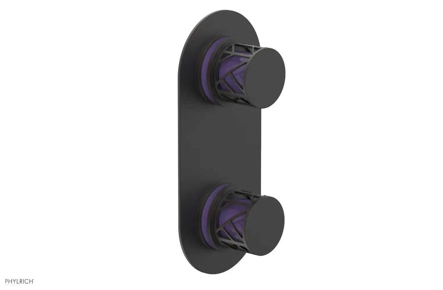 Phylrich JOLIE Thermostatic Valve with Volume Control or Diverter with "Purple" Accents by Phylrich