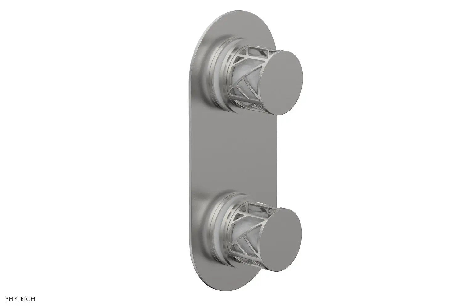Phylrich JOLIE Thermostatic Valve with Volume Control or Diverter with "White" Accents by Phylrich