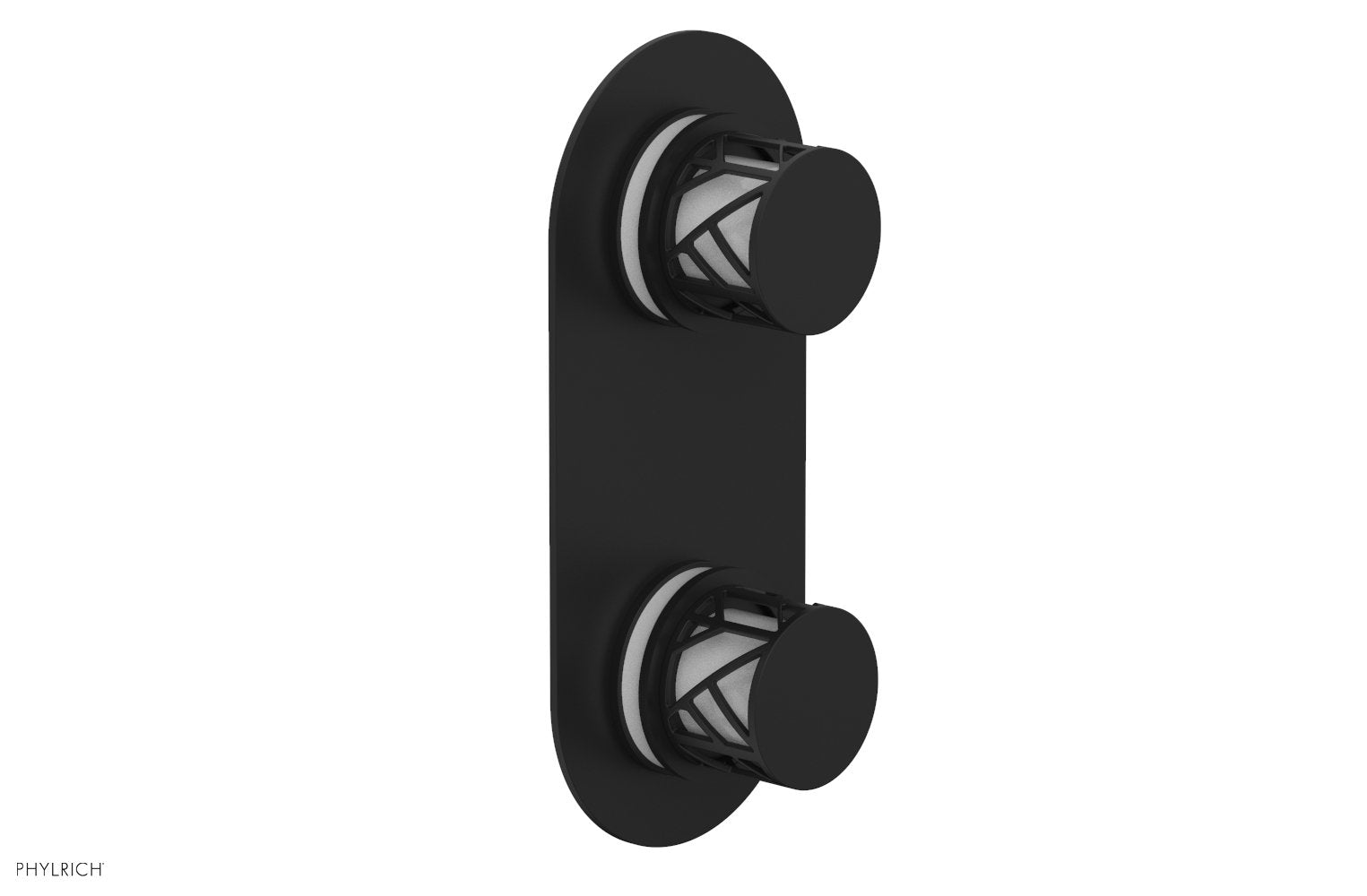 Phylrich JOLIE Thermostatic Valve with Volume Control or Diverter with "White" Accents