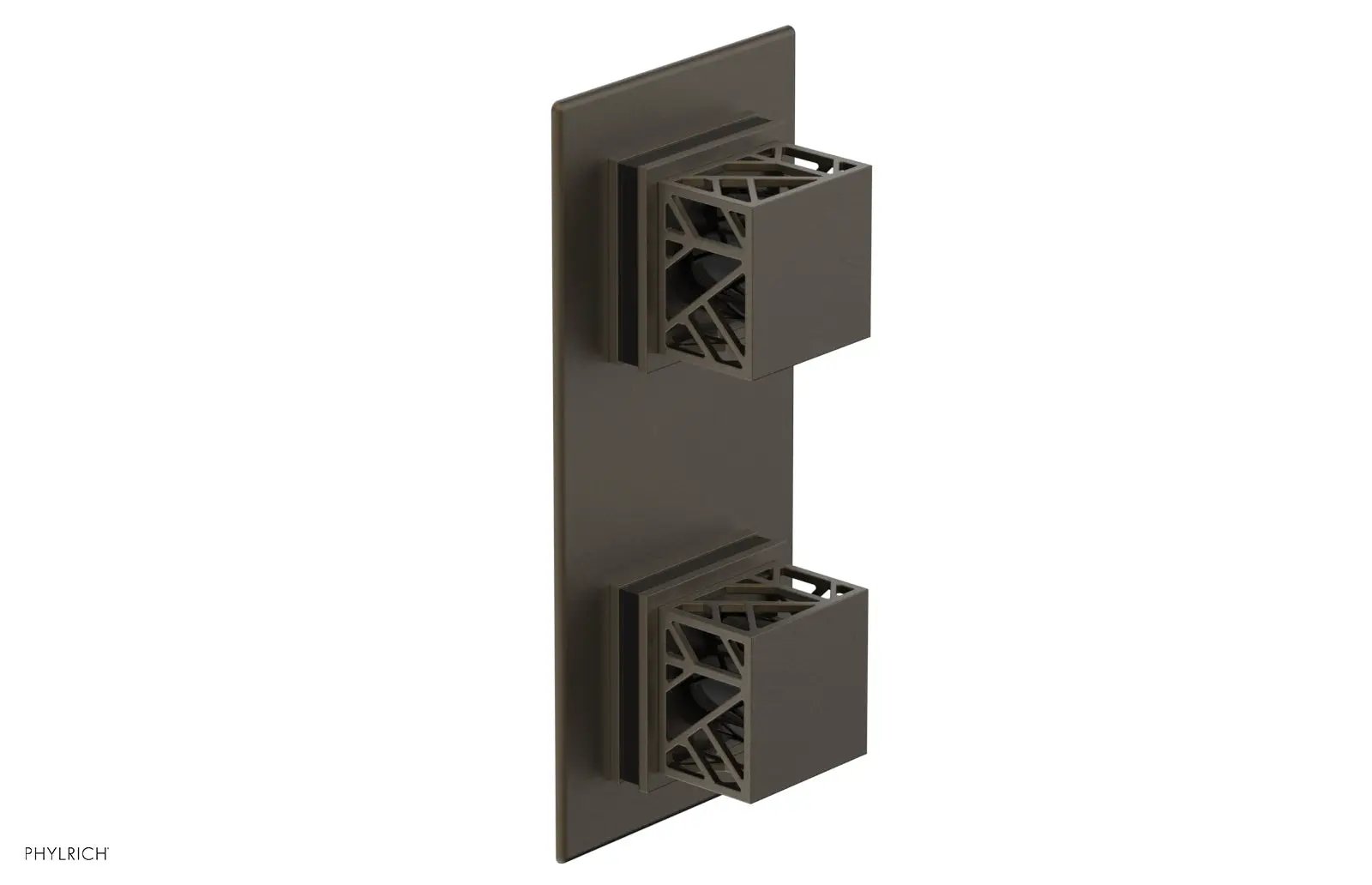 Phylrich JOLIE Thermostatic Valve with Volume Control or Diverter with "Black" Accents by Phylrich