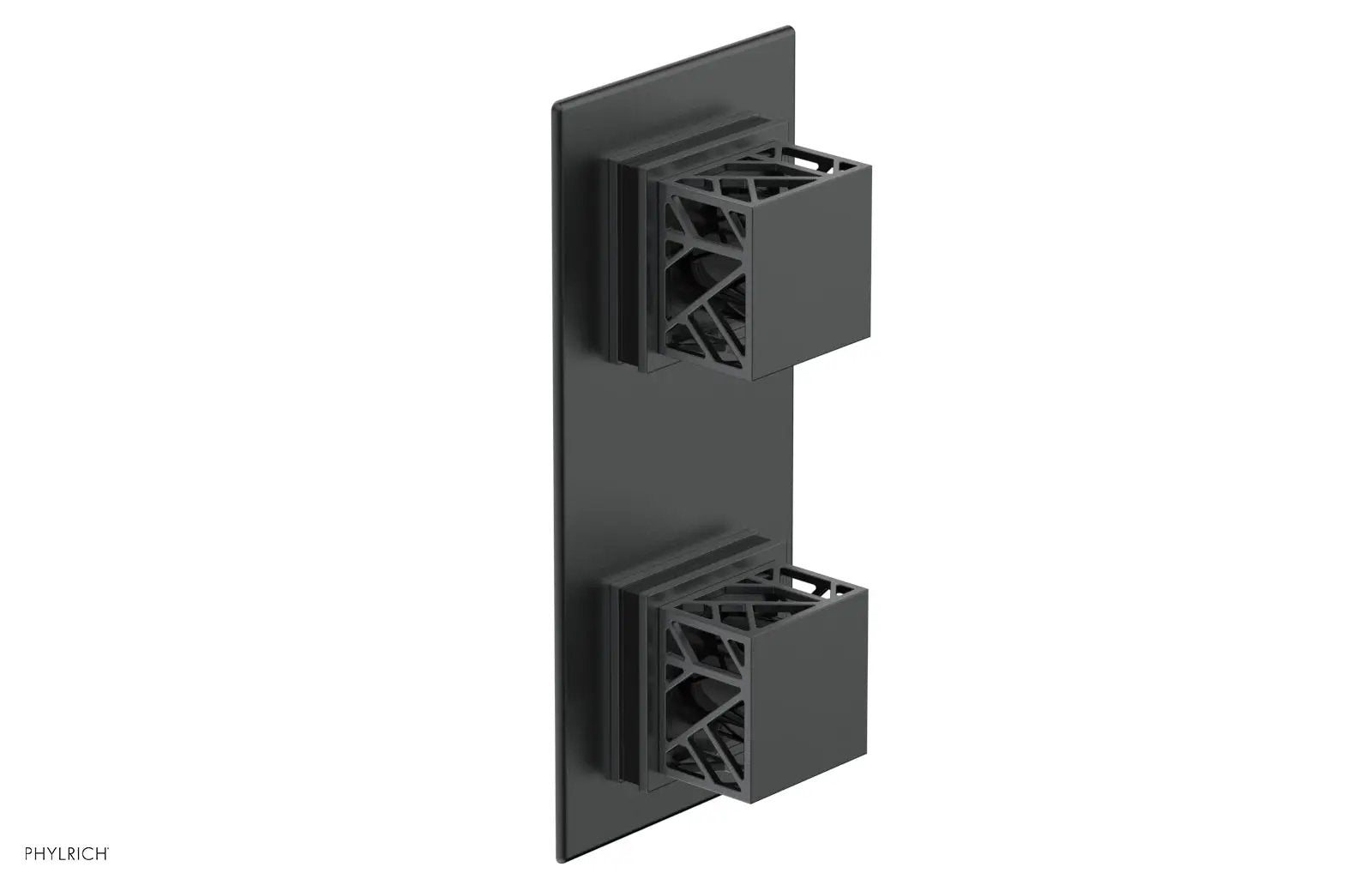 Phylrich JOLIE Thermostatic Valve with Volume Control or Diverter with "Black" Accents by Phylrich