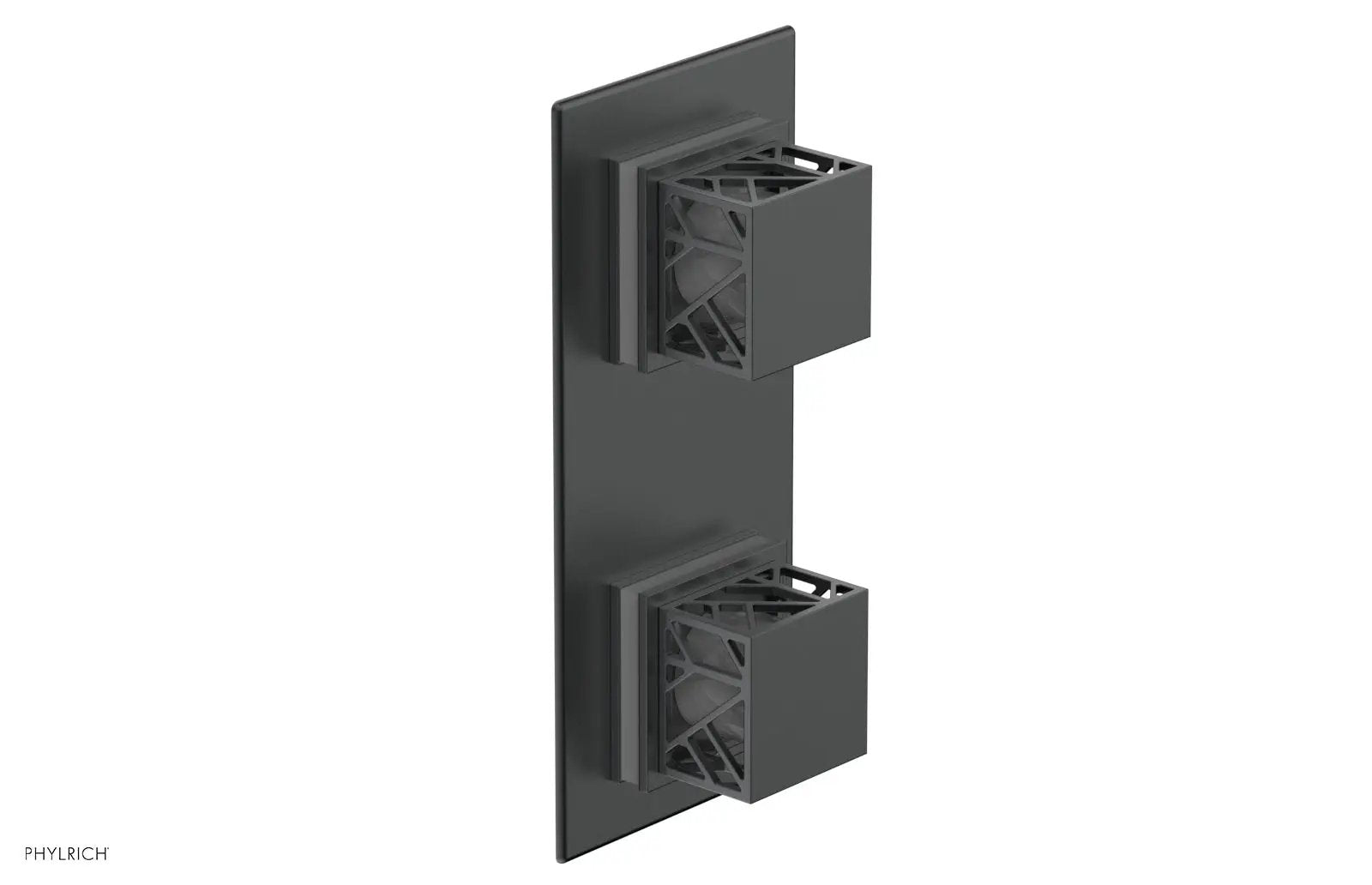 Phylrich JOLIE Thermostatic Valve with Volume Control or Diverter with "Grey" Accents by Phylrich