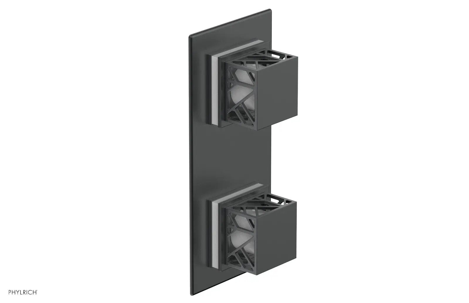 Phylrich JOLIE Thermostatic Valve with Volume Control or Diverter with "White" Accents by Phylrich