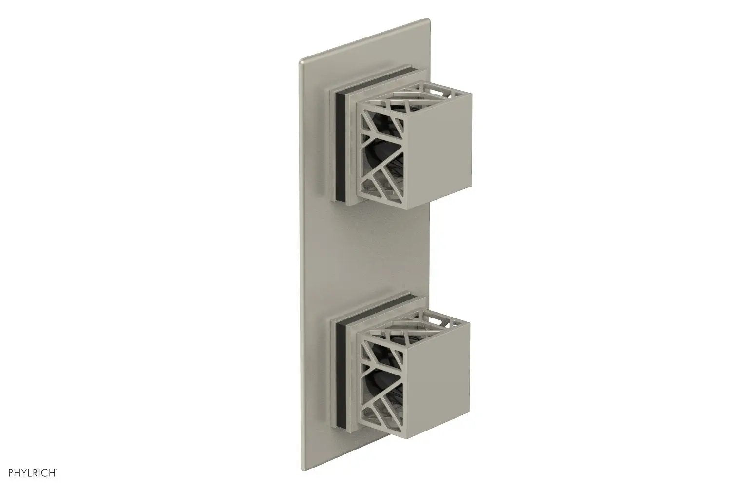 Phylrich JOLIE Thermostatic Valve with Volume Control or Diverter with "Black" Accents by Phylrich