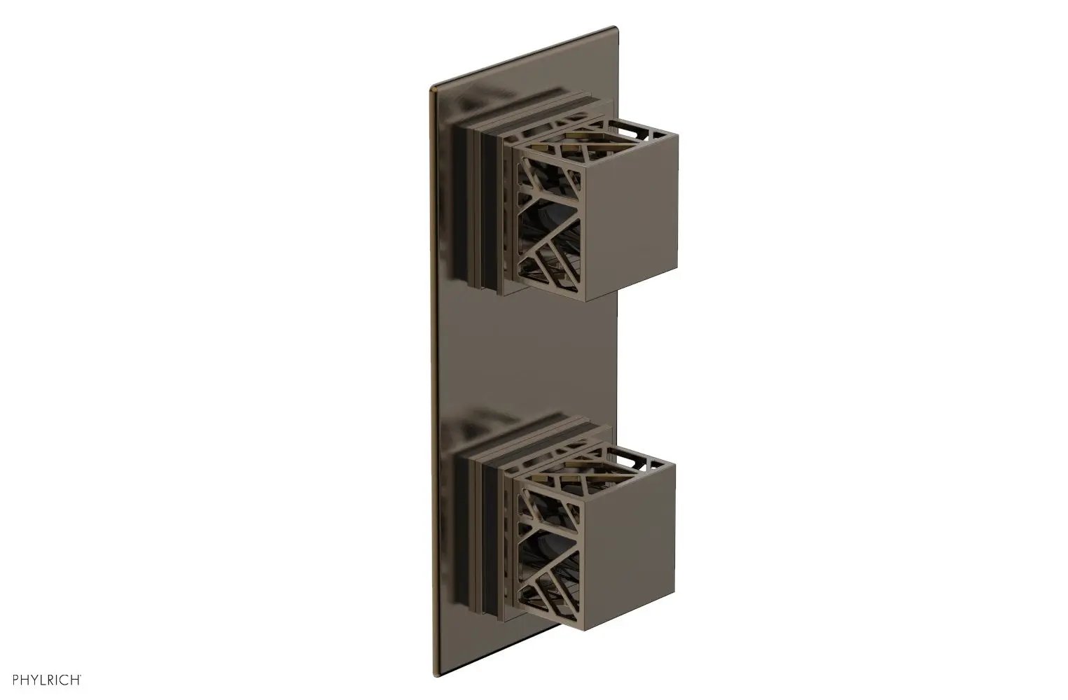 Phylrich JOLIE Thermostatic Valve with Volume Control or Diverter with "Black" Accents by Phylrich